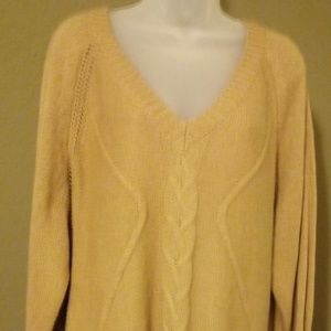 Cable Stitch Pullover Sweater 2x